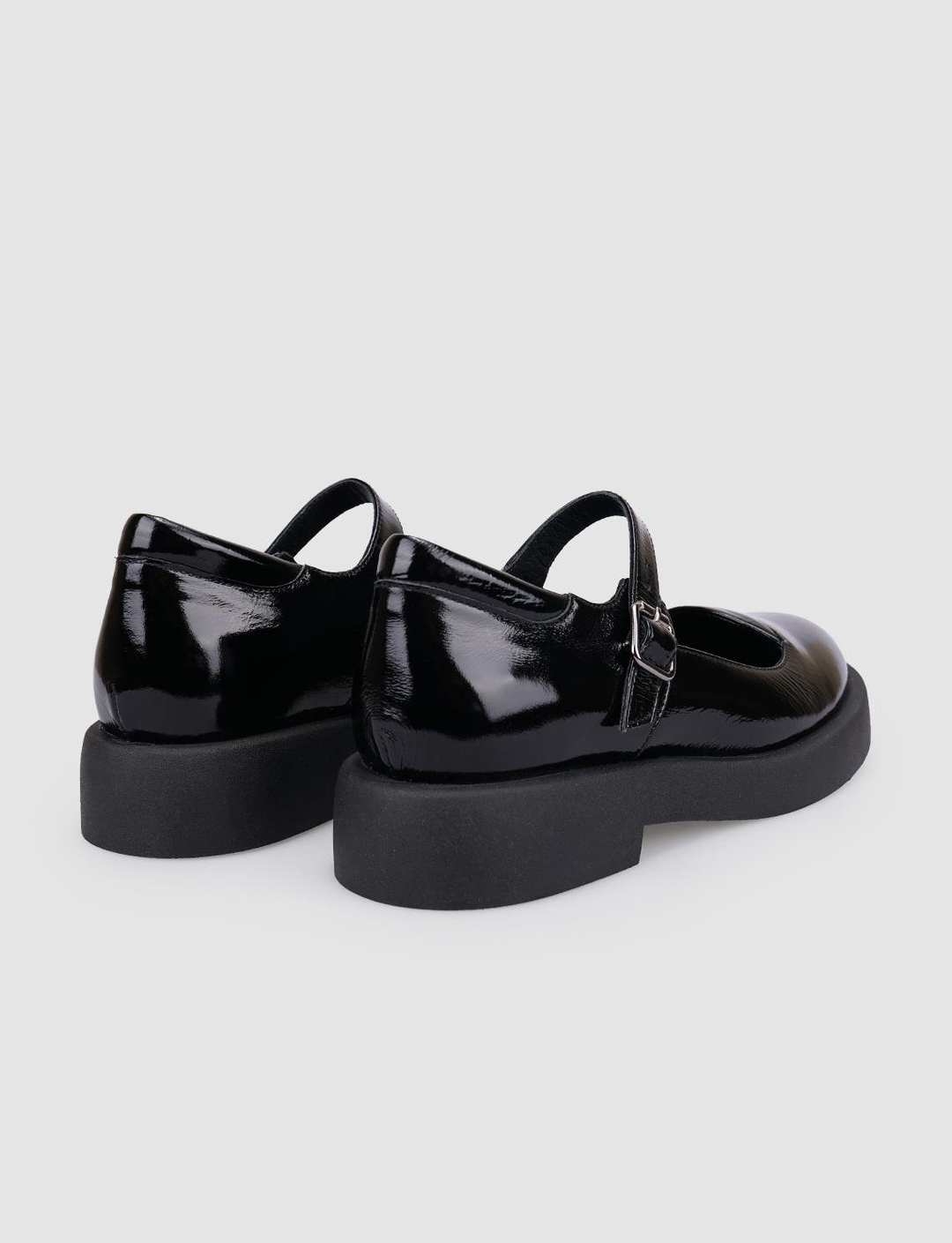 Rugan Hakiki Deri Siyah Kadın Ayakkabı