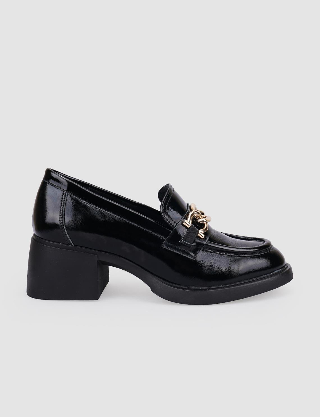 Rugan Hakiki Deri Siyah Kadın Ayakkabı