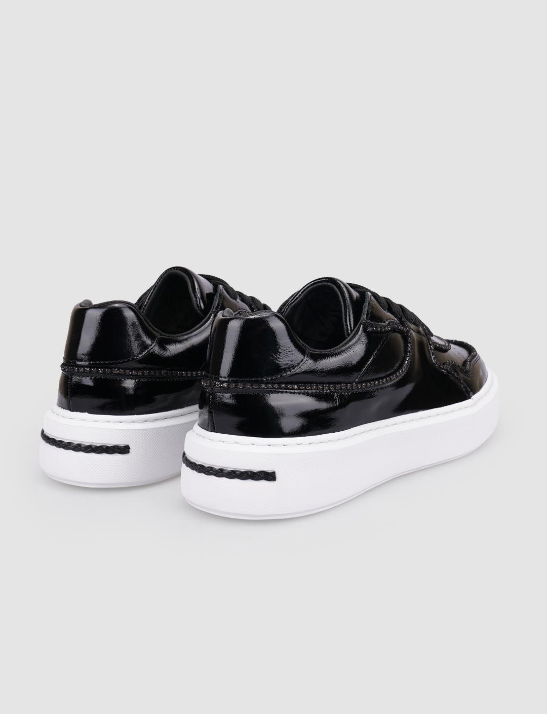 Rugan Hakiki Deri Siyah Kadın Ayakkabı