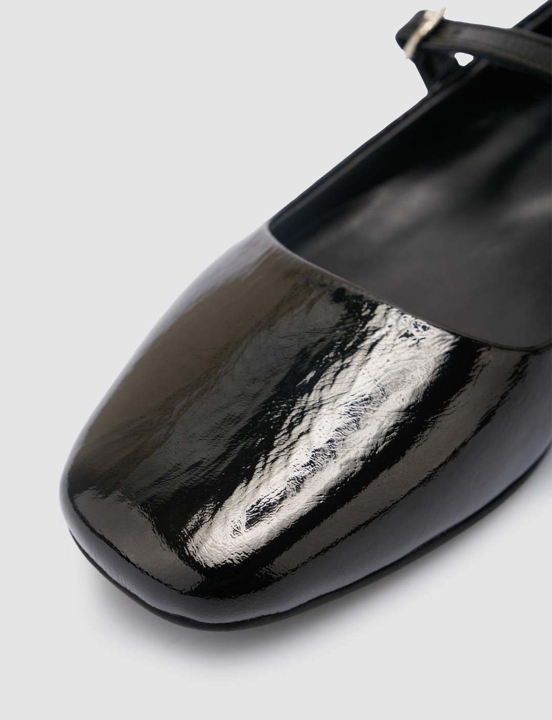 Rugan Hakiki Deri Siyah Kadın Ayakkabı