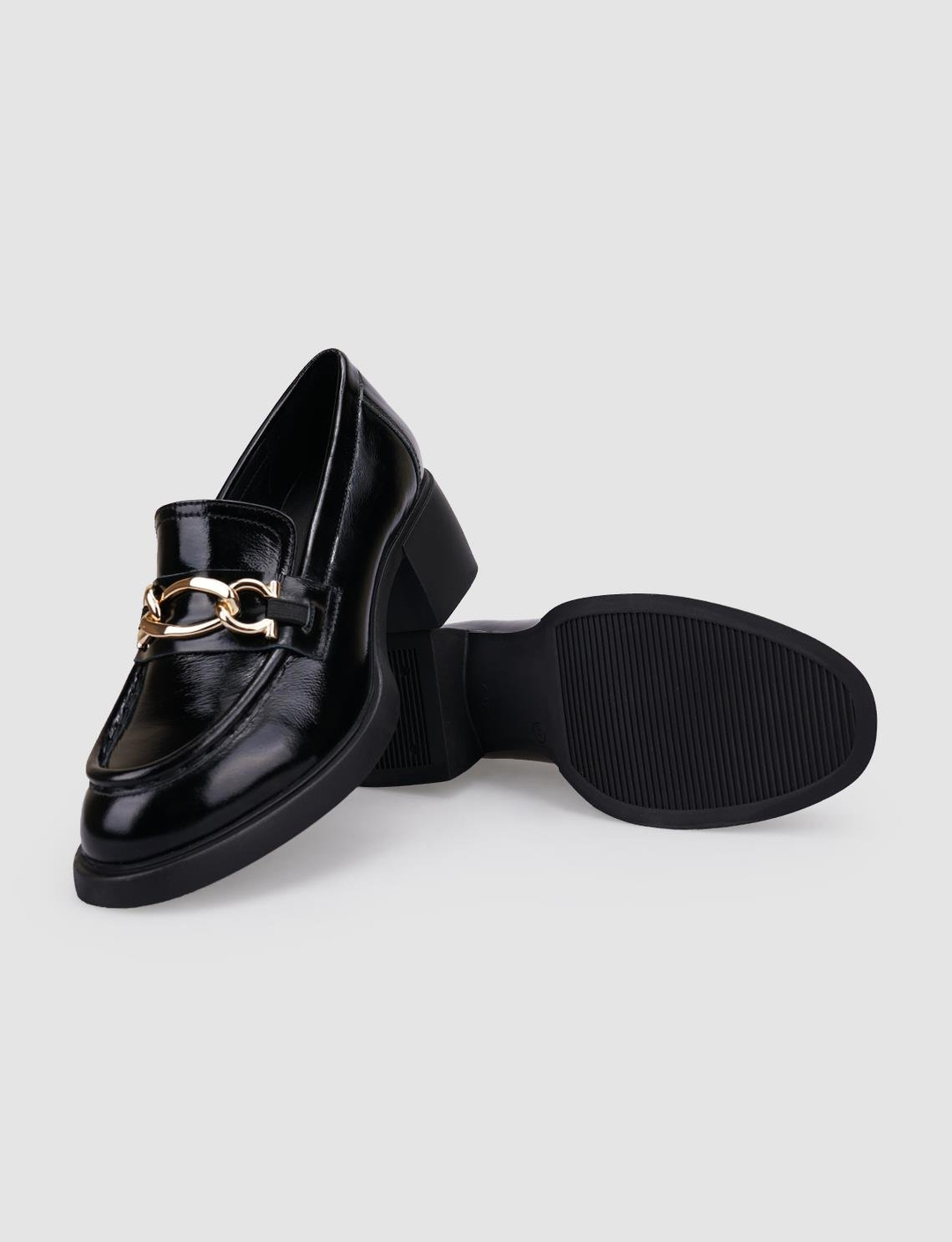 Rugan Hakiki Deri Siyah Kadın Ayakkabı