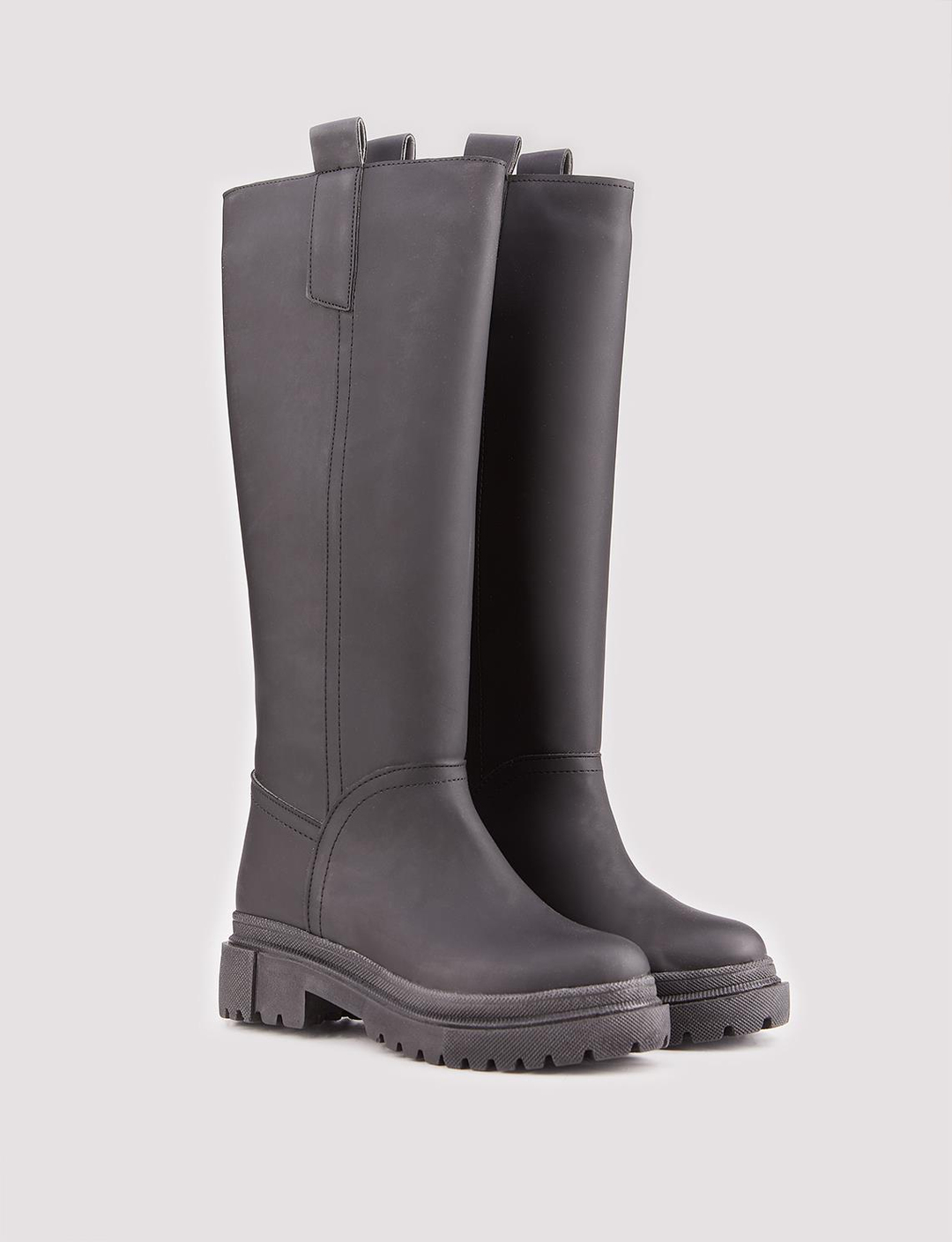 Siyah Kadın Günlük Çizme