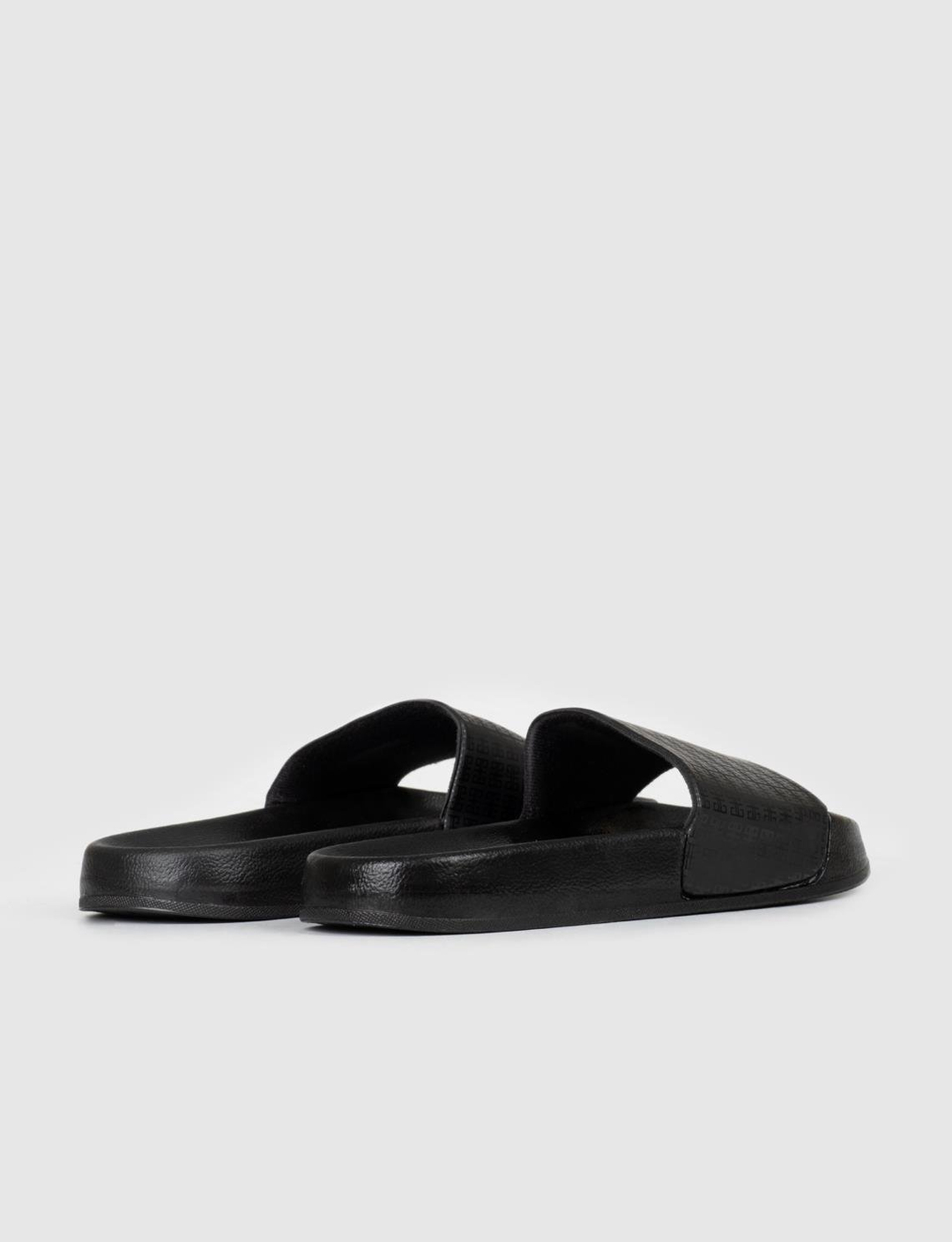 Men Black Slides