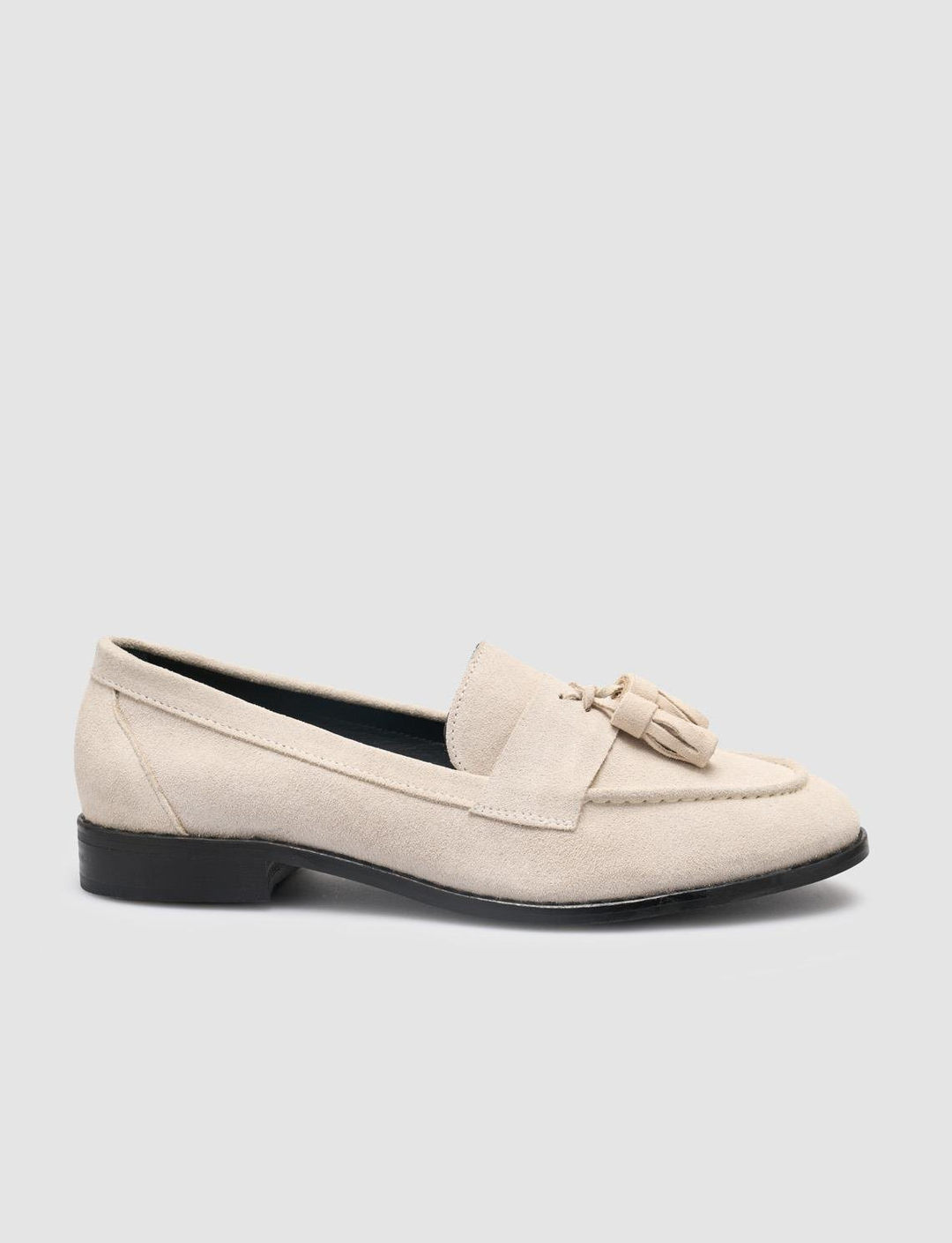 Süet Hakiki Deri Bej Kadın Ayakkabı