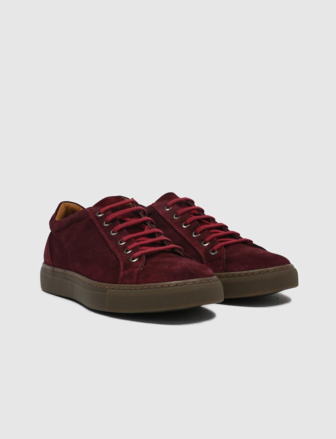 Süet Hakiki Deri Bordo Erkek Ayakkabı
