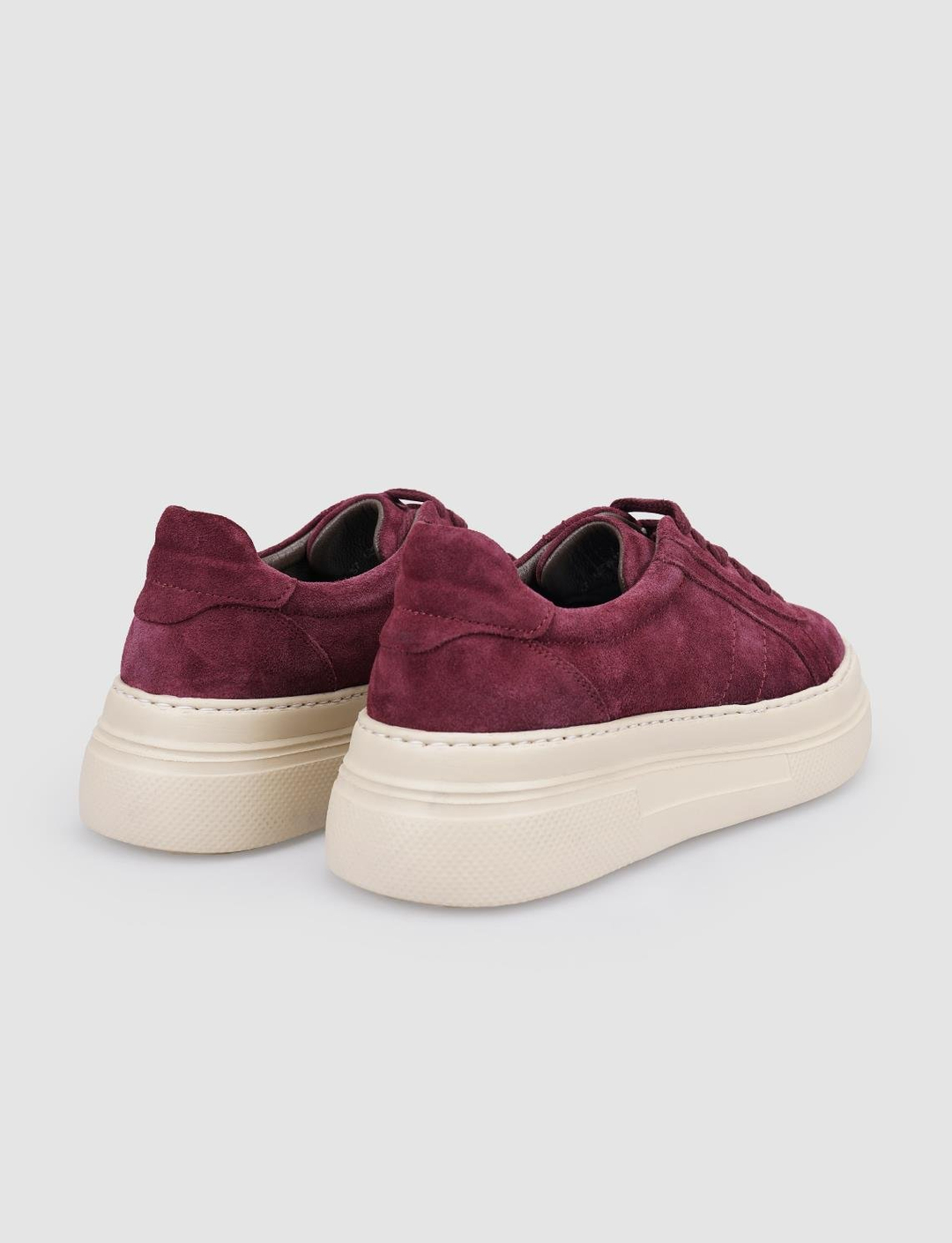 Süet Hakiki Deri Bordo Kadın Ayakkabı