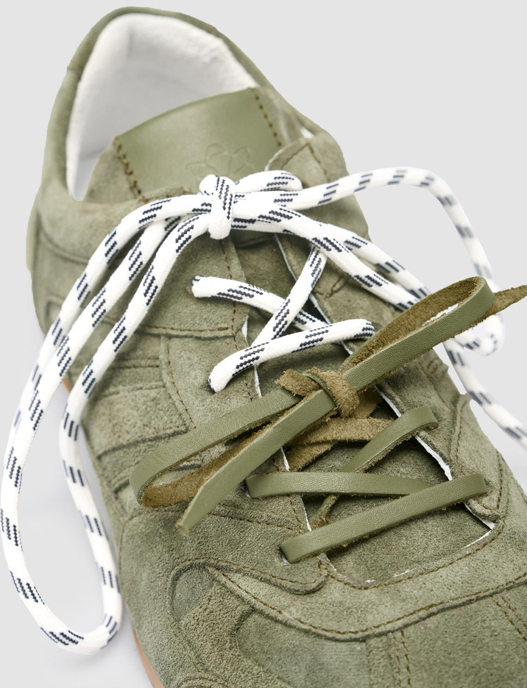 Süet Hakiki Deri Haki Kadın Ayakkabı