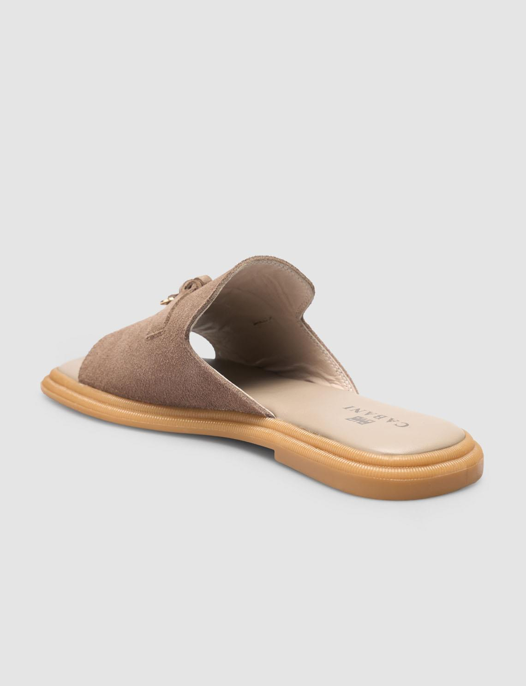 Süet Hakiki Deri Kahverengi Kadın Terlik
