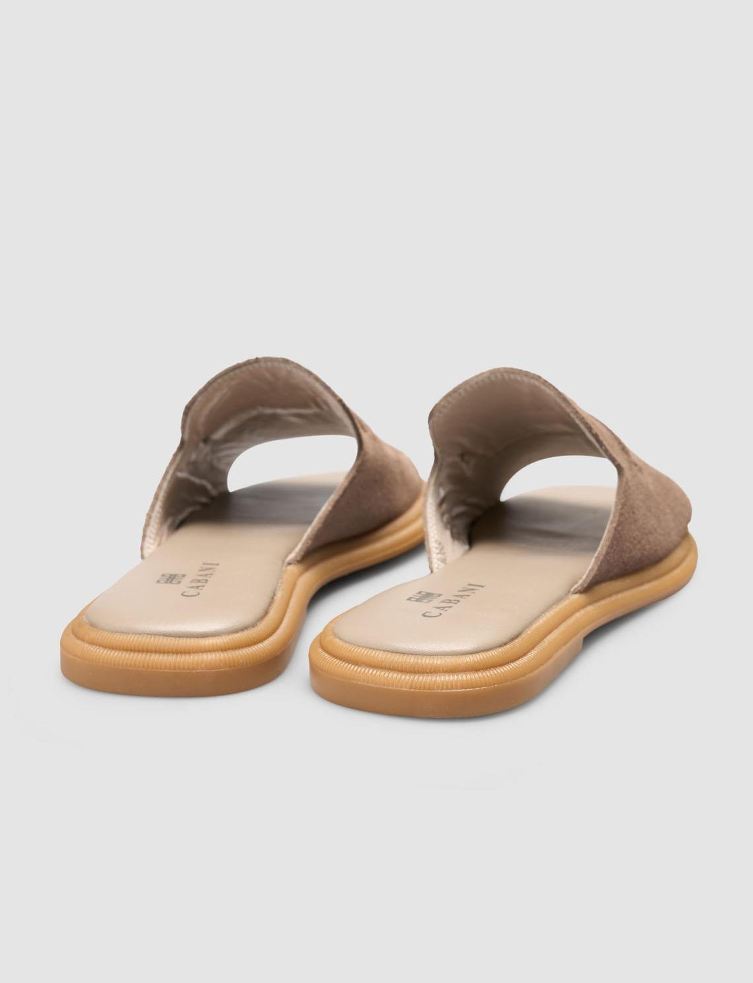 Süet Hakiki Deri Kahverengi Kadın Terlik