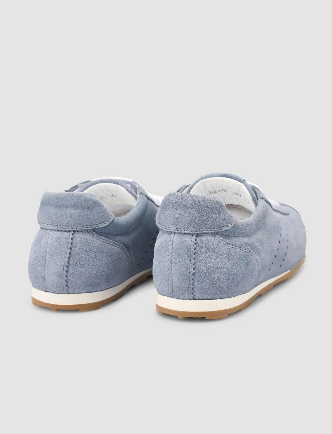 Süet Hakiki Deri Mavi Kadın Ayakkabı