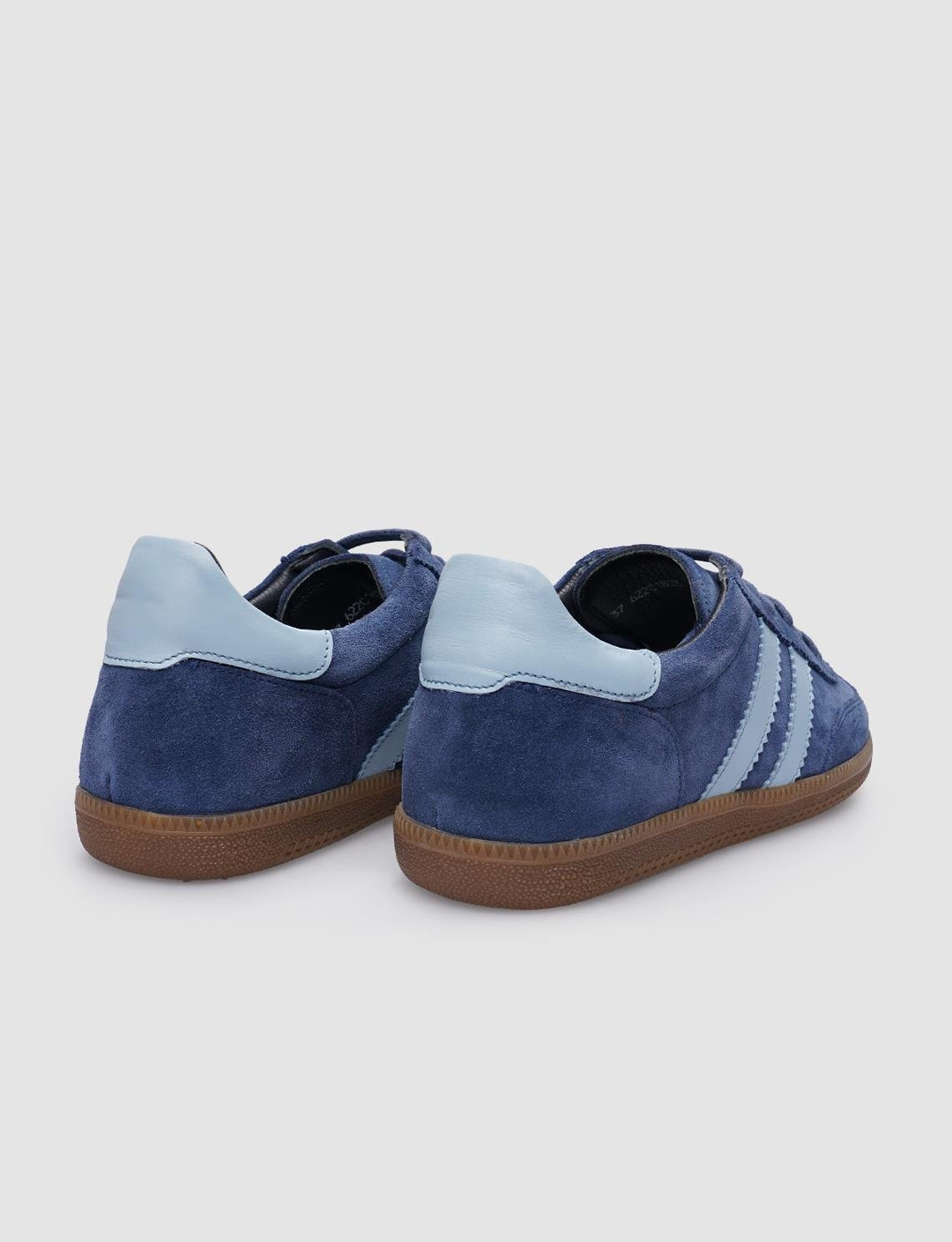 Süet Hakiki Deri Mavi Kadın Ayakkabı