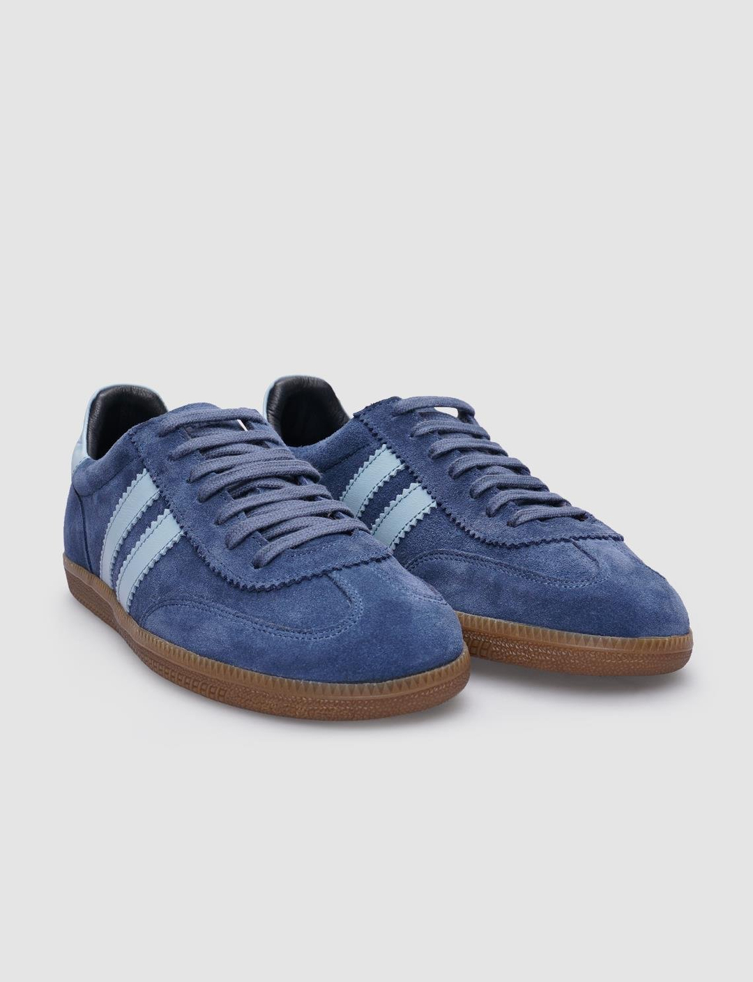 Süet Hakiki Deri Mavi Kadın Ayakkabı