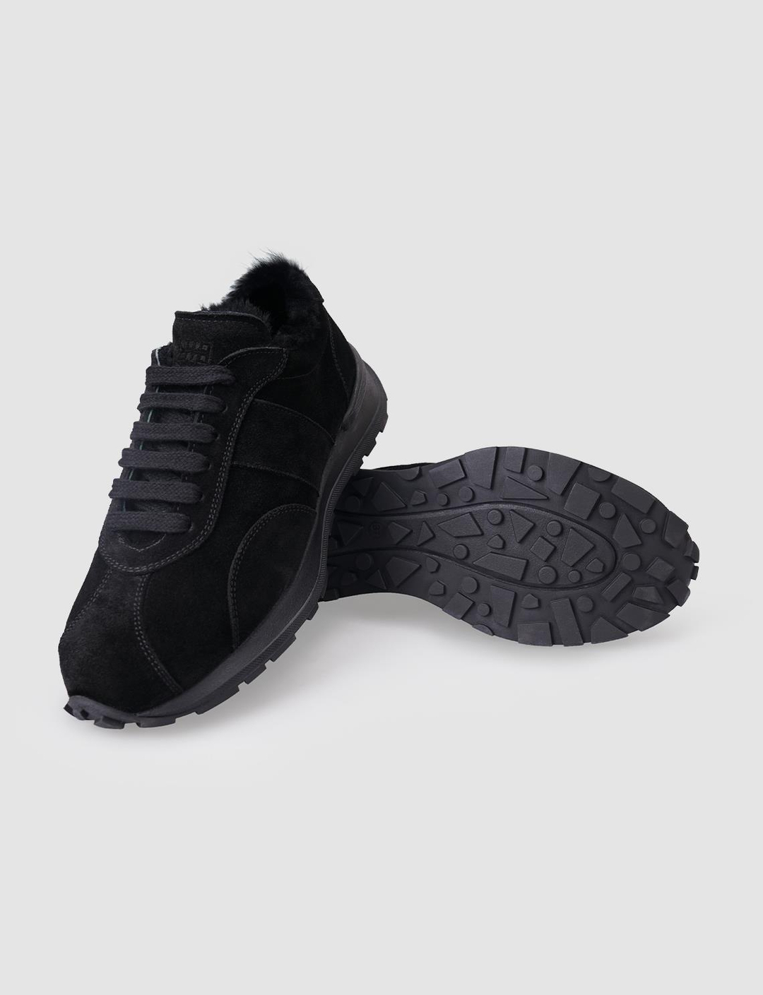 Süet Hakiki Deri Siyah Kadın Ayakkabı