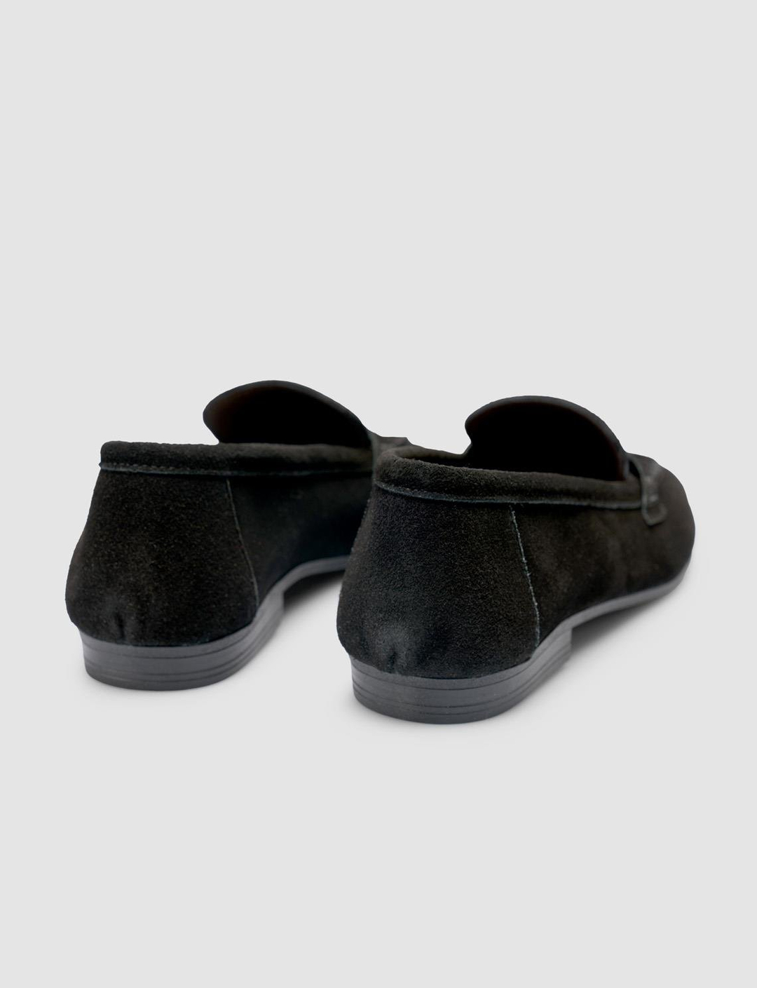 Süet Hakiki Deri Siyah Kadın Ayakkabı