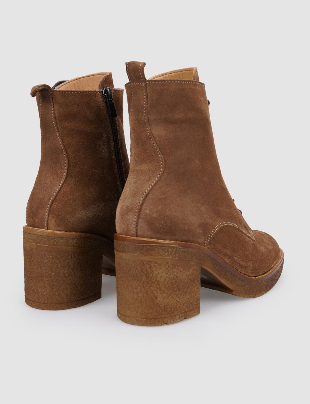 Süet Hakiki Deri Taba Kadın Bot