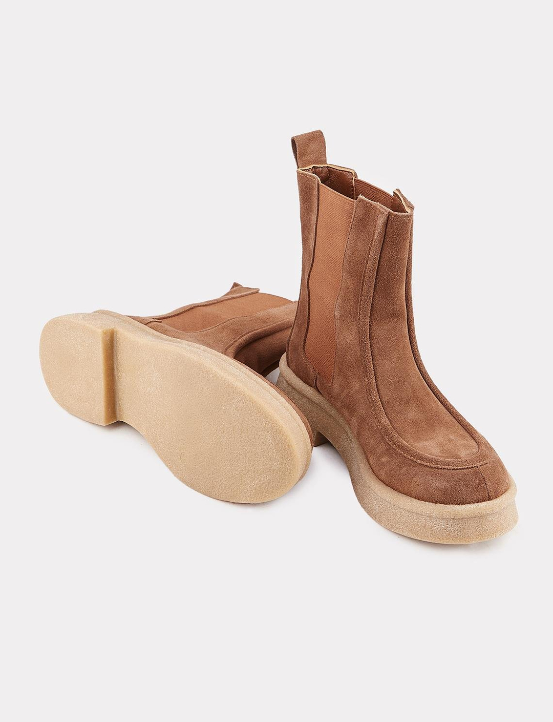 Süet Hakiki Deri Taba Kadın Günlük Bot