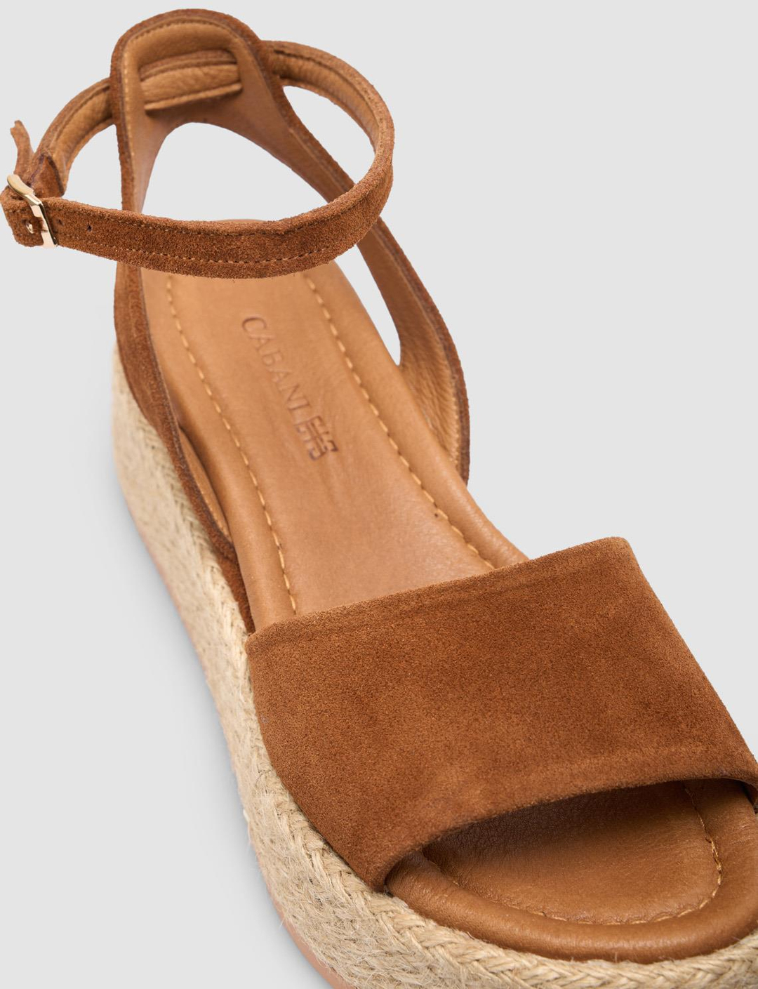 Süet Hakiki Deri Taba Kadın Sandalet