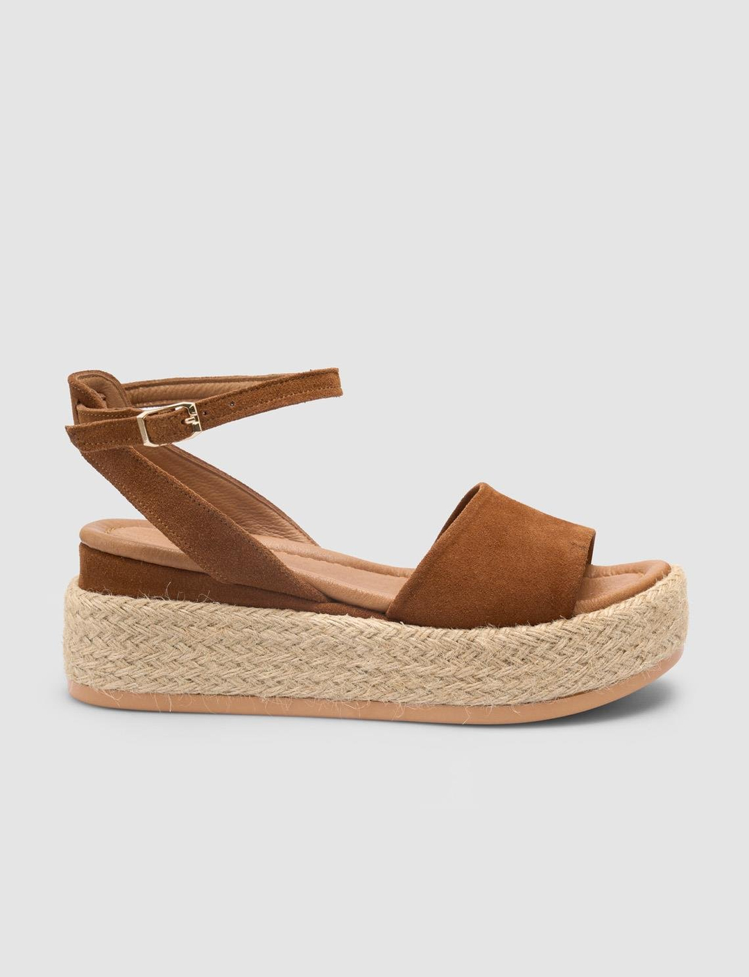 Süet Hakiki Deri Taba Kadın Sandalet