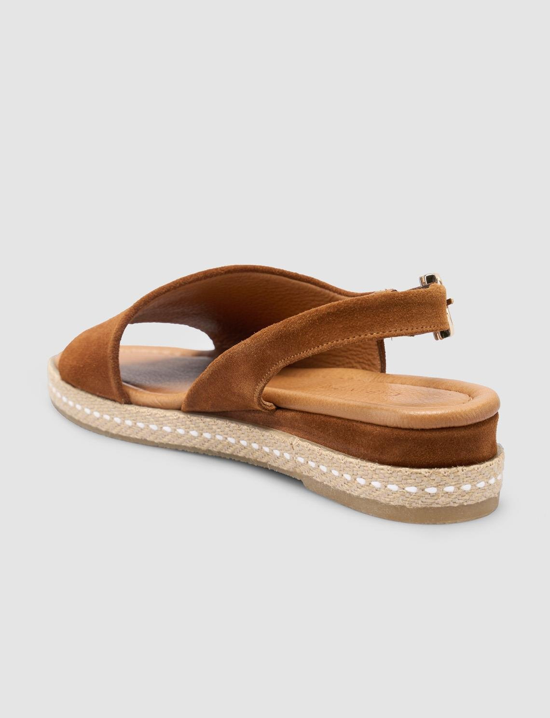 Süet Hakiki Deri Taba Kadın Sandalet