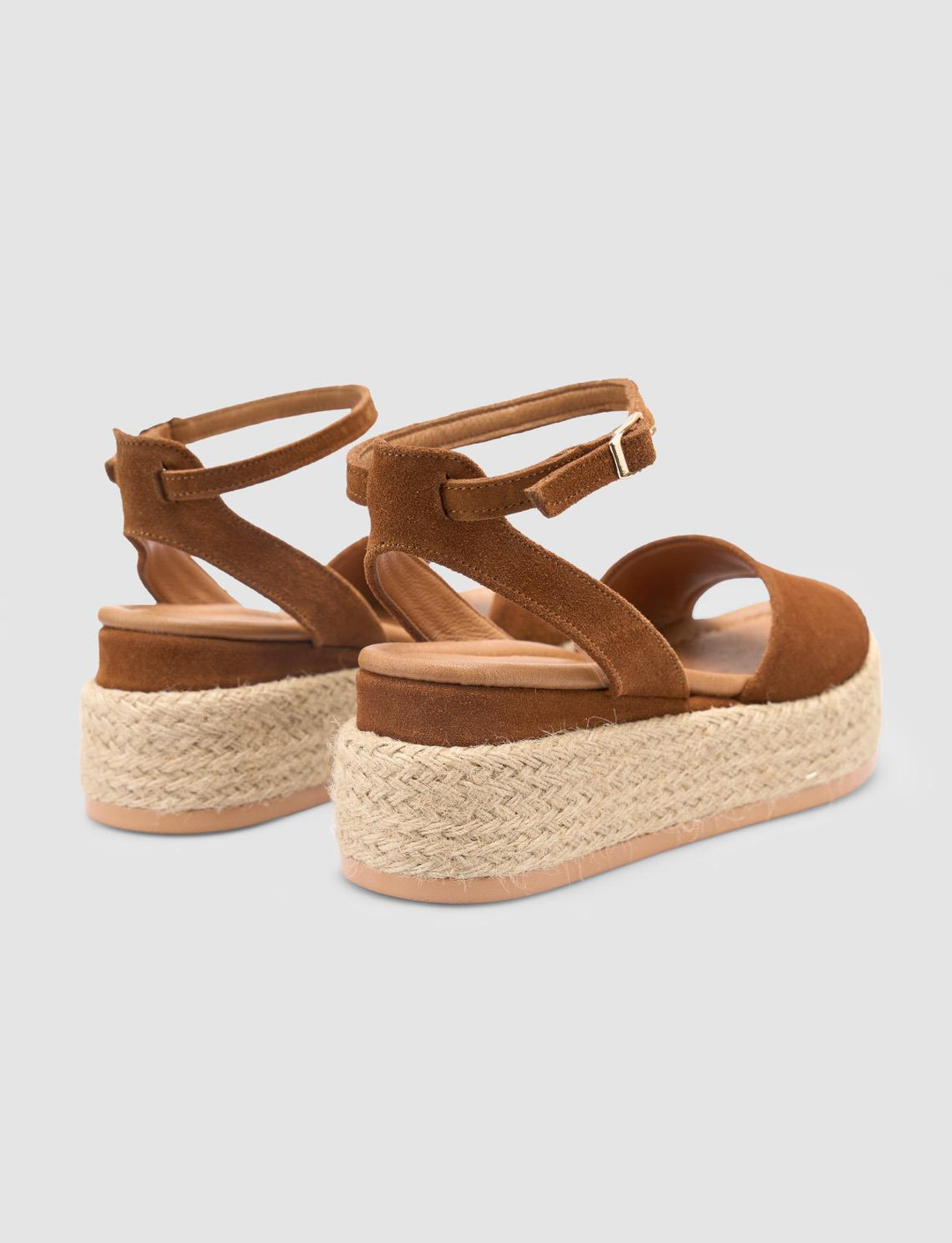 Süet Hakiki Deri Taba Kadın Sandalet