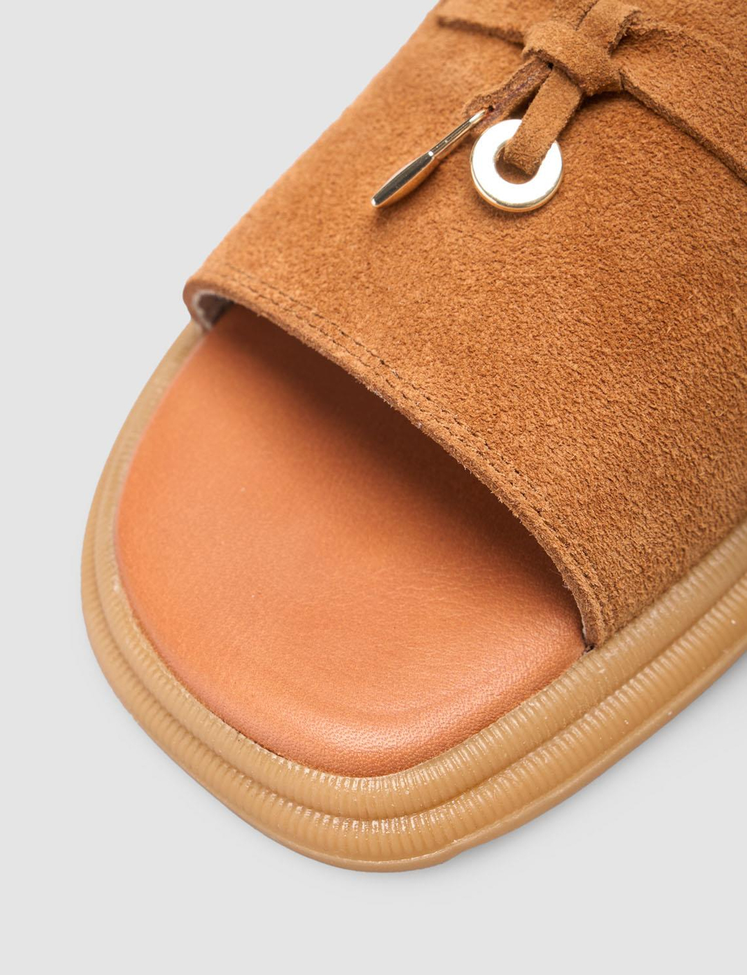 Süet Hakiki Deri Taba Kadın Terlik