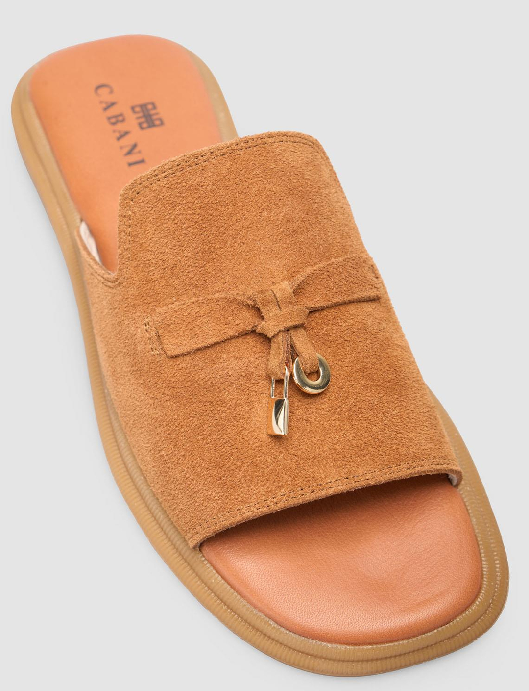 Süet Hakiki Deri Taba Kadın Terlik