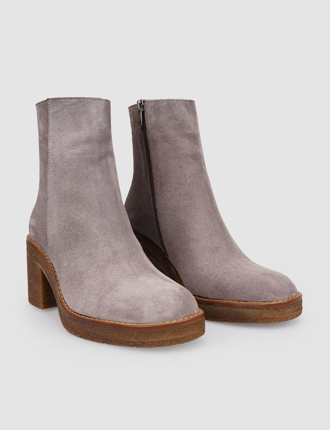 Süet Hakiki Deri Vizon Kadın Bot