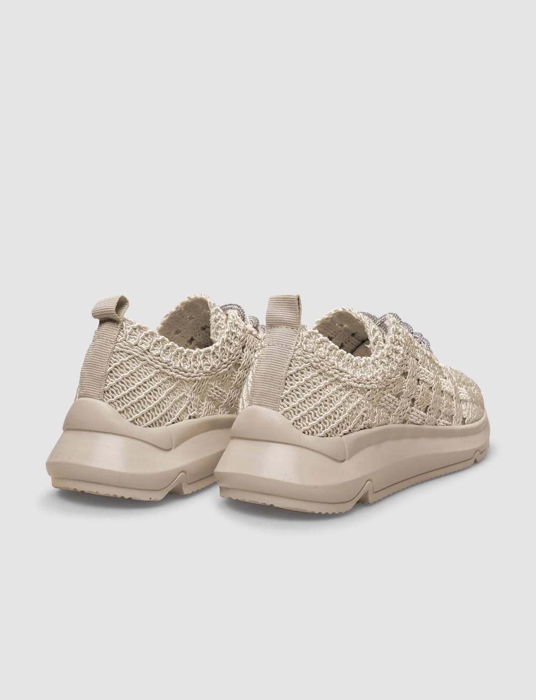 Tekstil Bej Kadın Ayakkabı