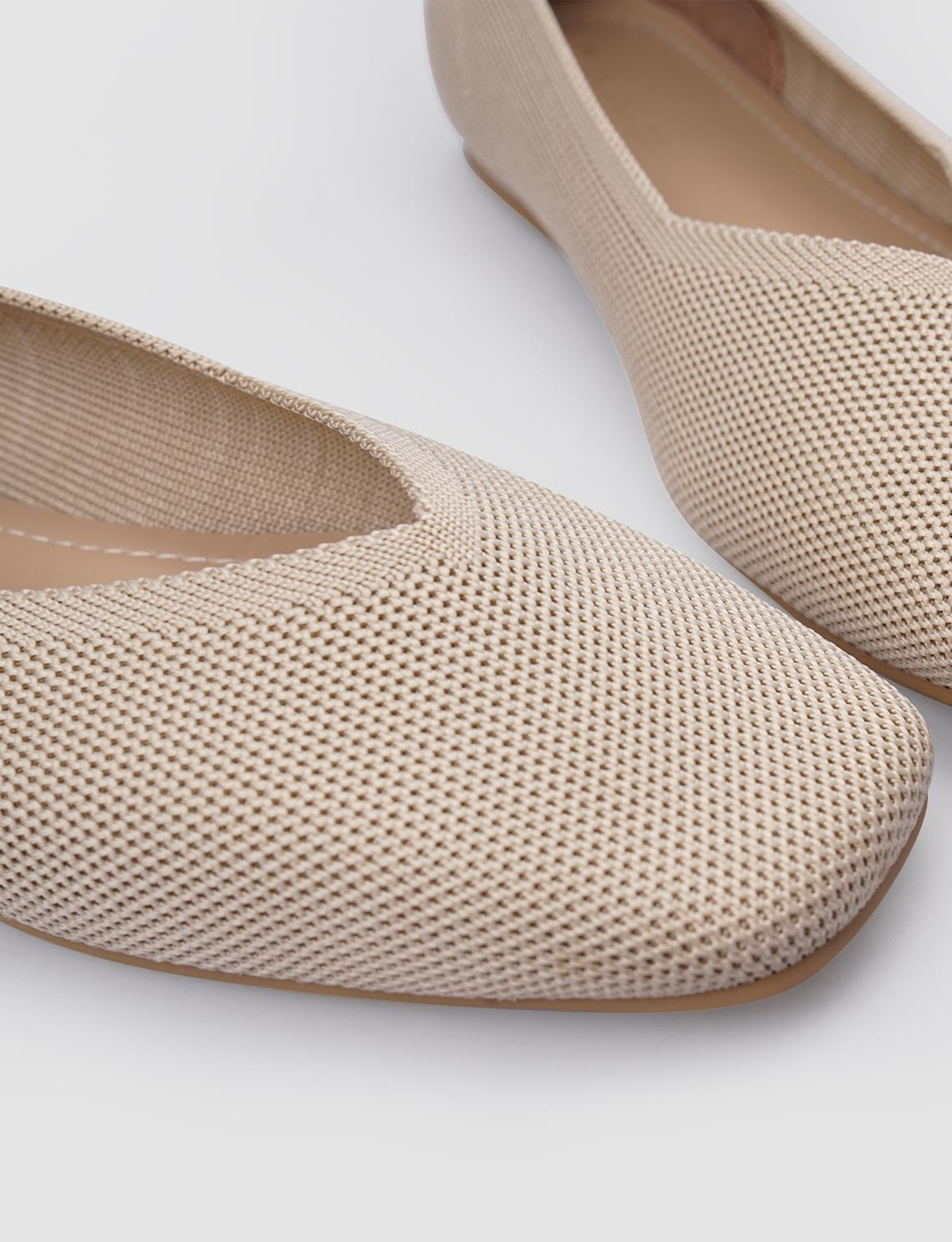 Tekstil Bej Kadın Ayakkabı