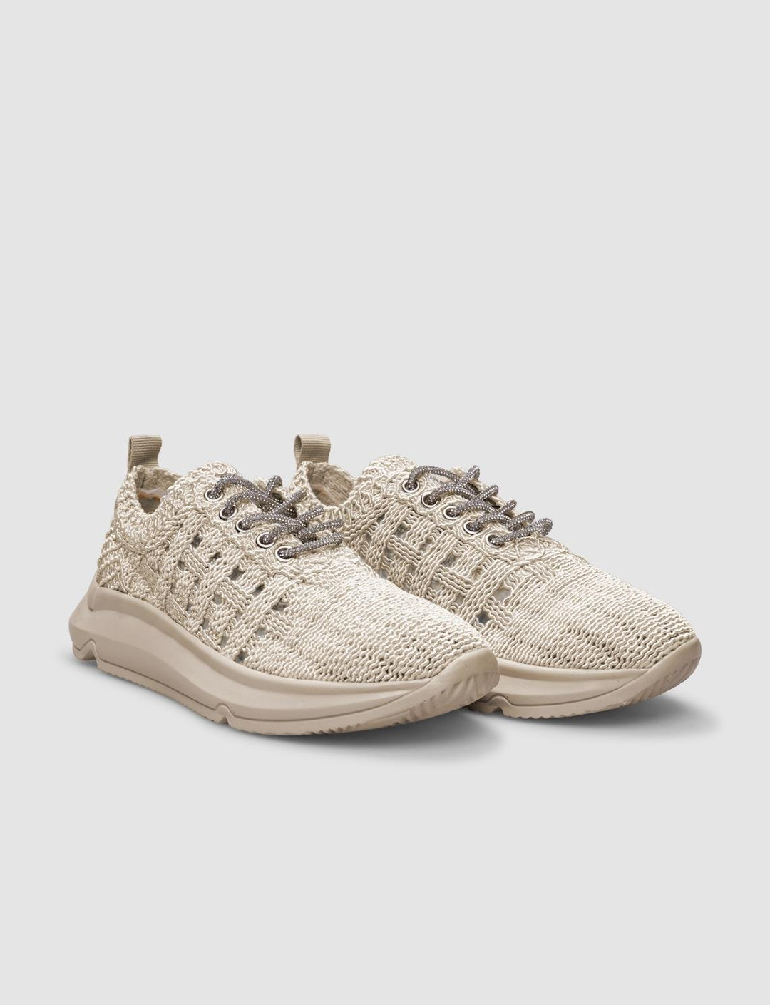 Tekstil Bej Kadın Ayakkabı