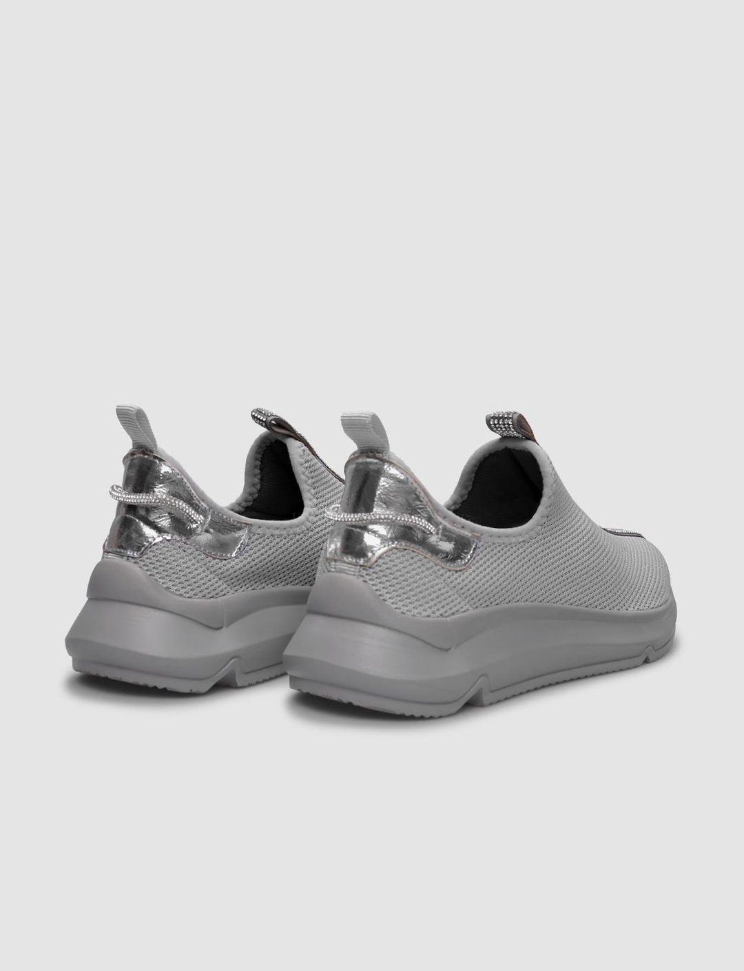 Tekstil Gri Kadın Ayakkabı