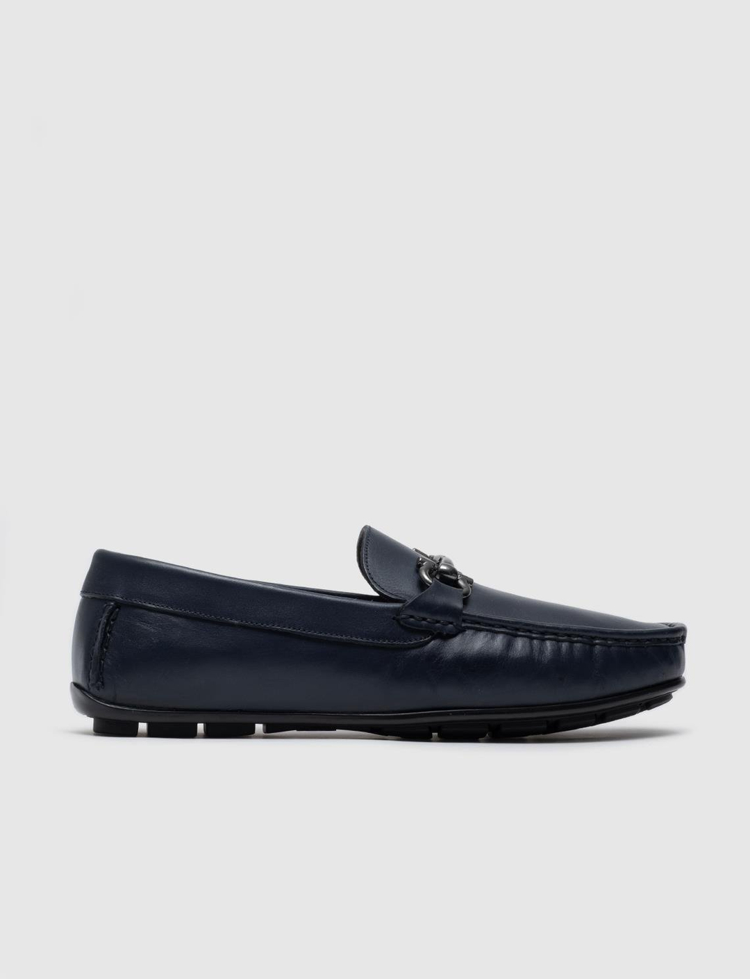 Genuine Leather Blue Men Loafers