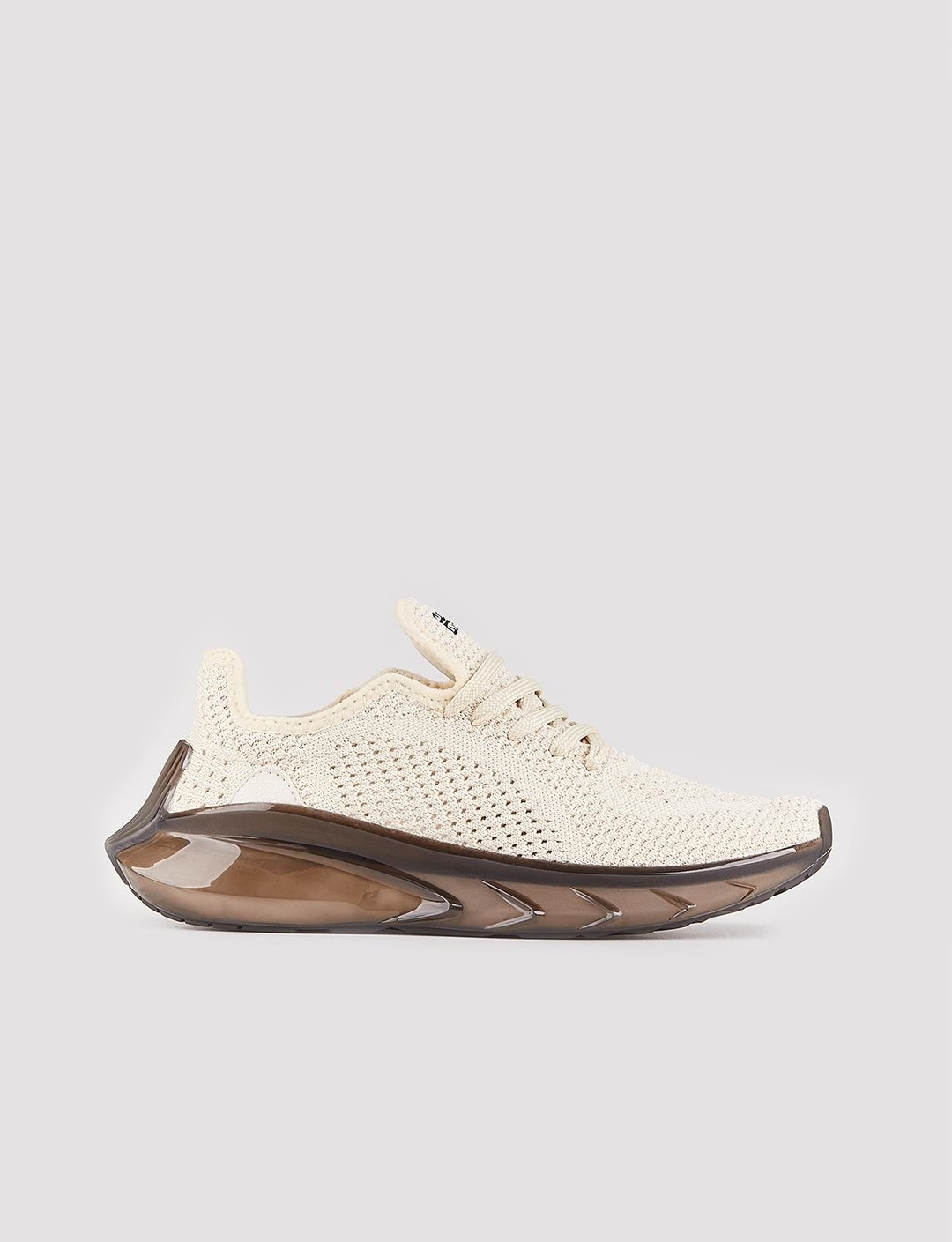 Triko Bej Bağcıklı Kadın Spor Ayakkabı