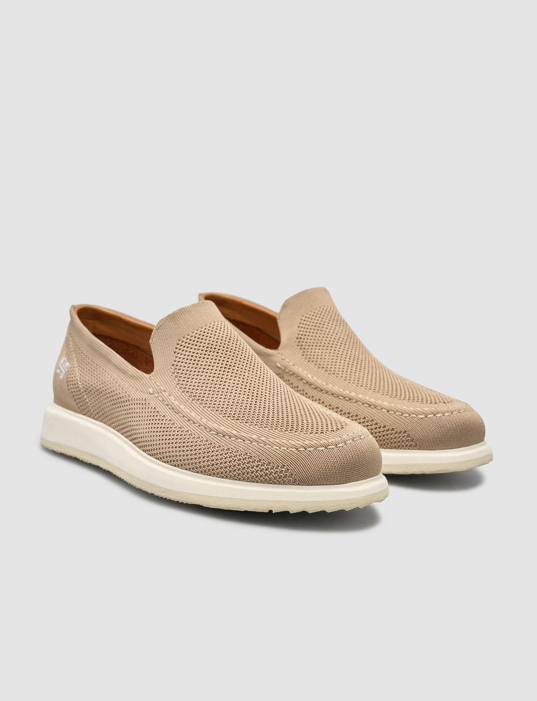 Men Textile Beige  Shoes