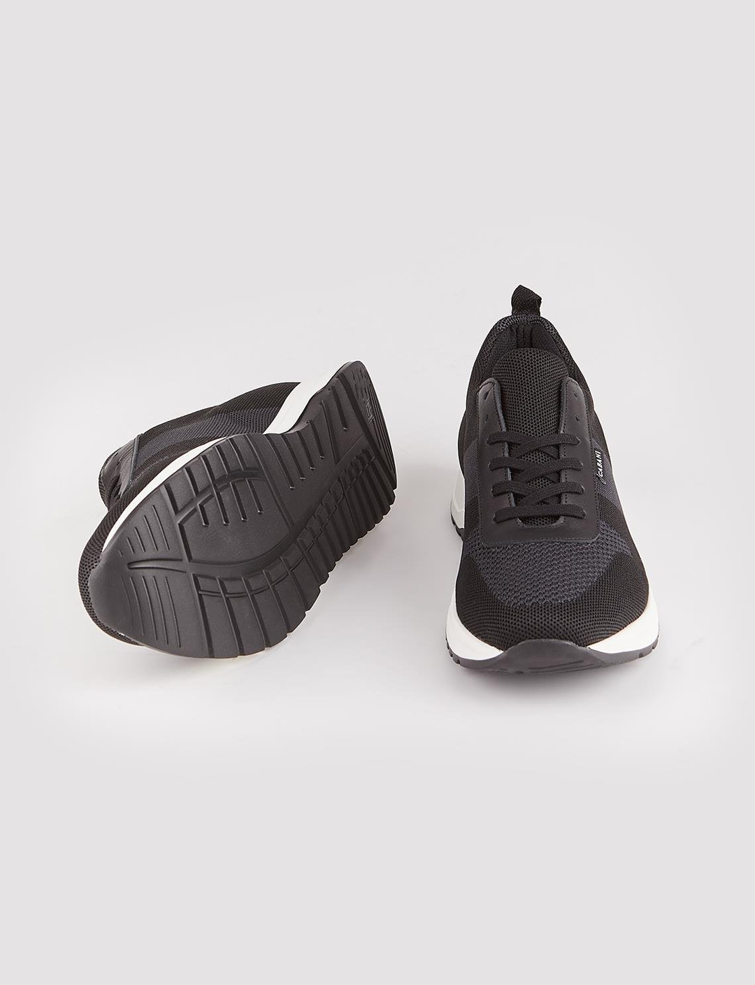 Triko Bez Astar Siyah Bağcıklı Erkek Spor Ayakkabı