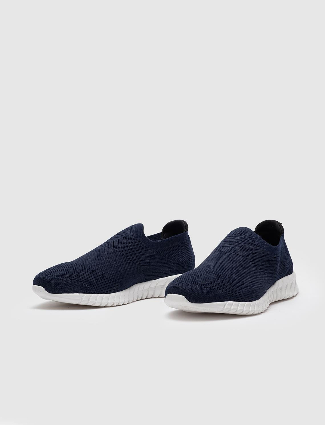 Knit Navy Men Shoes