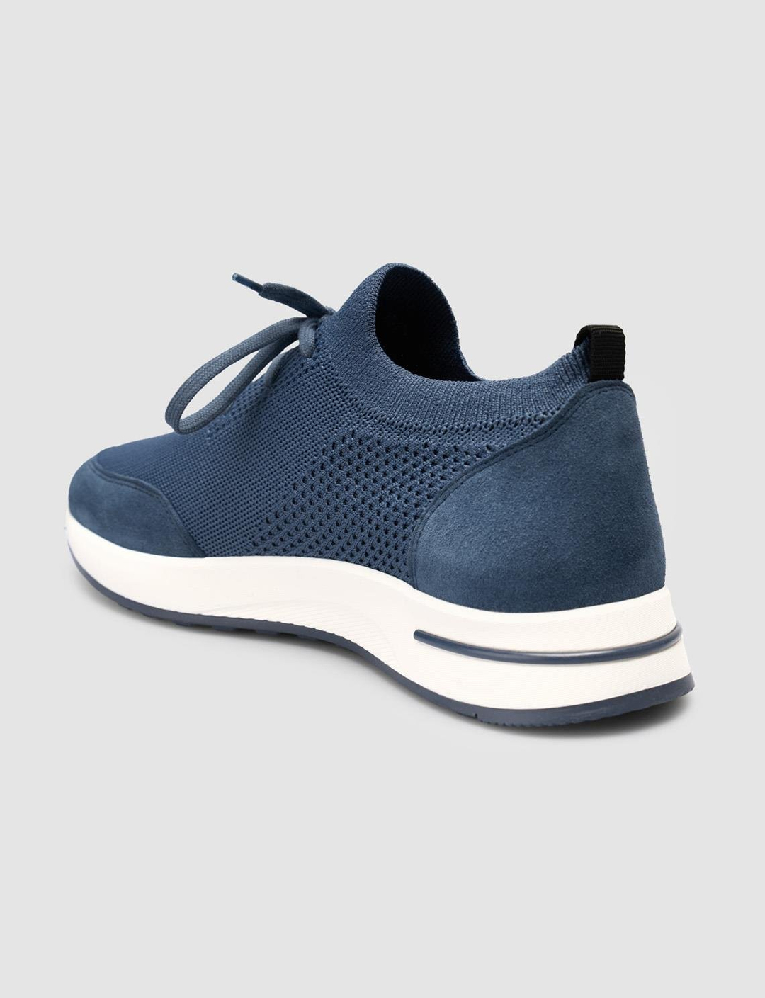 Triko Mavi Bağcıklı Erkek Spor Ayakkabı