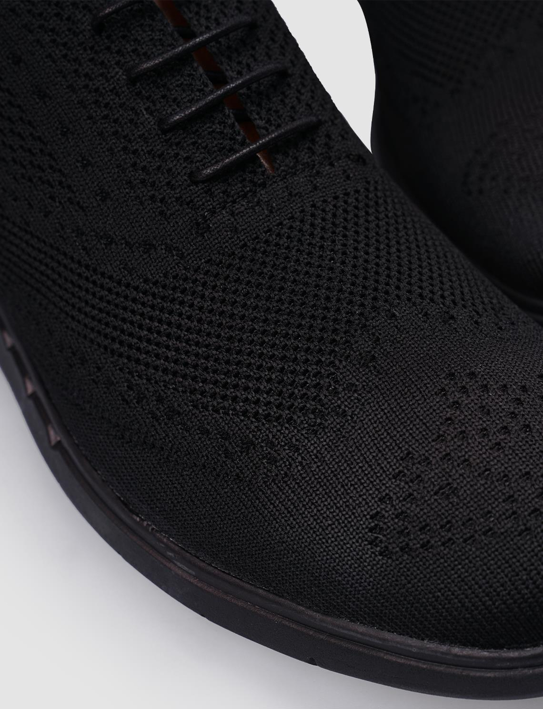 Triko Siyah Bağcıklı Erkek Klasik Günlük Ayakkabı