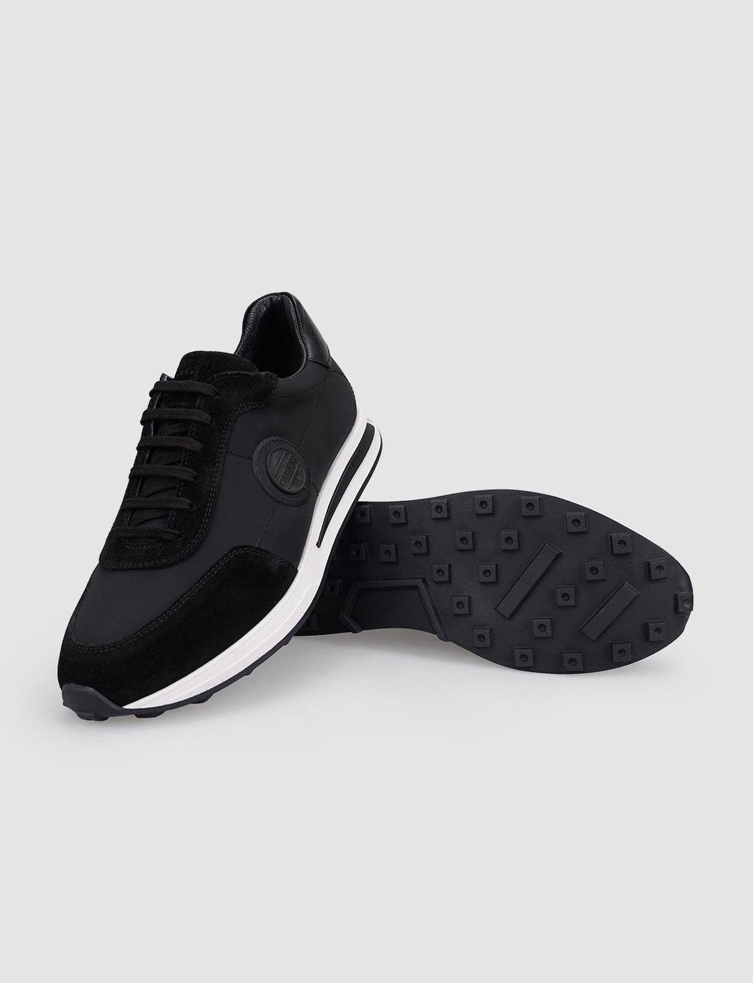 Triko Siyah Bağcıklı Erkek Spor Ayakkabı