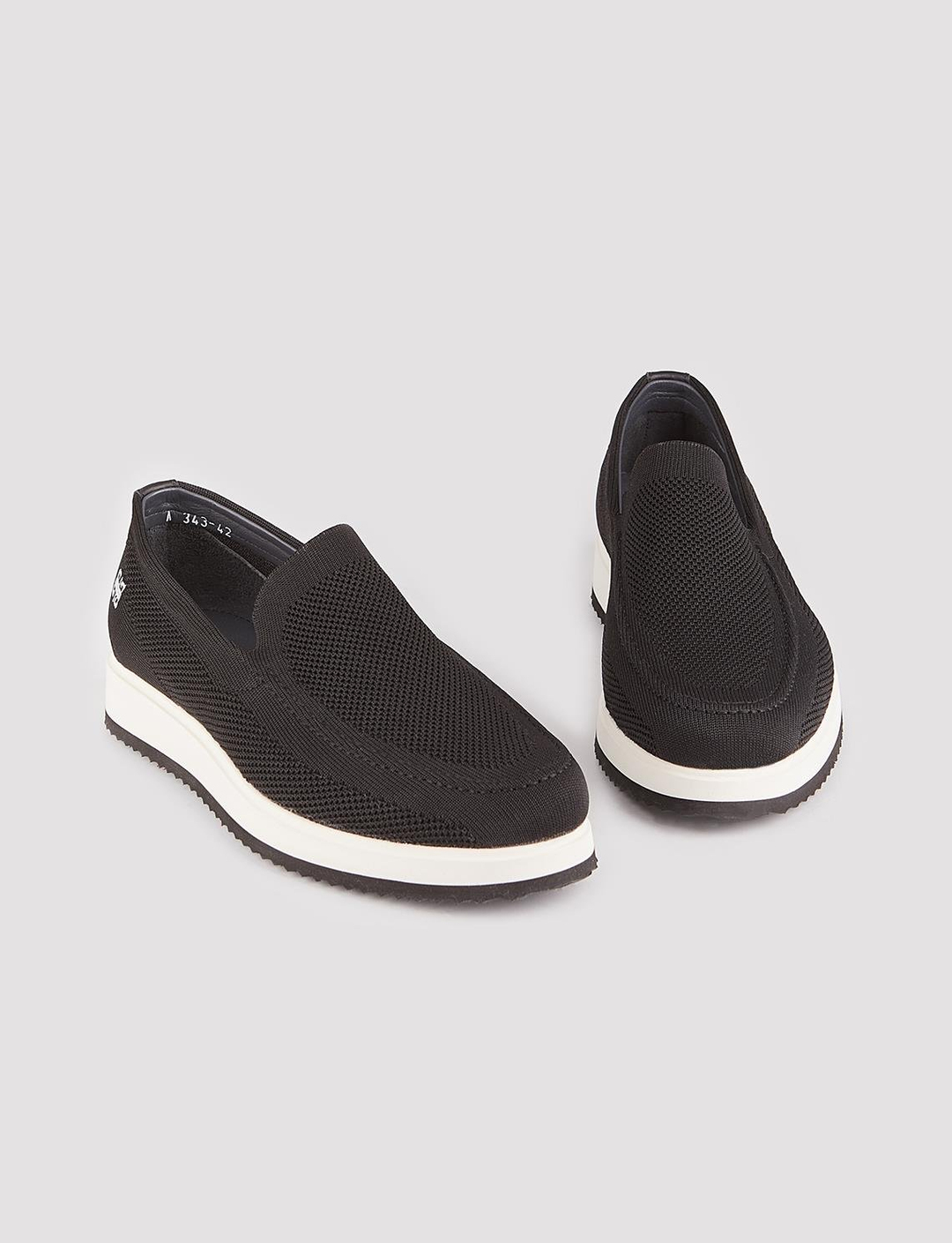 Triko Siyah Erkek Günlük Örme Ayakkabı