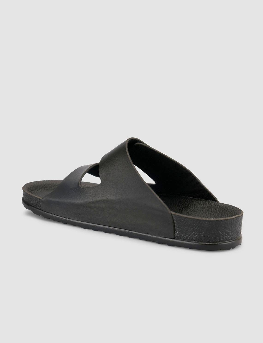 Vegan Deri Siyah Kadın Terlik