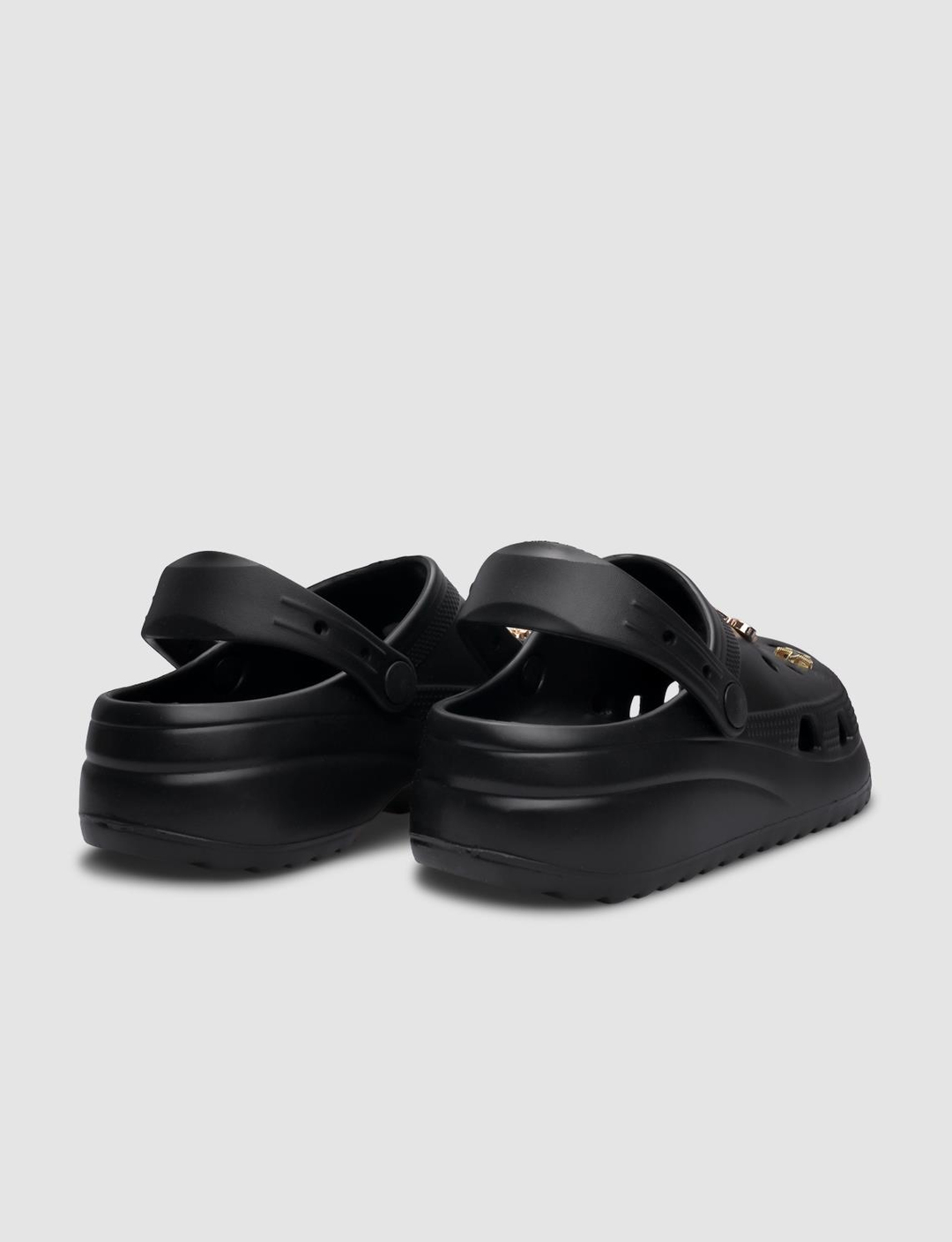 Vegan Deri Siyah Kadın Terlik