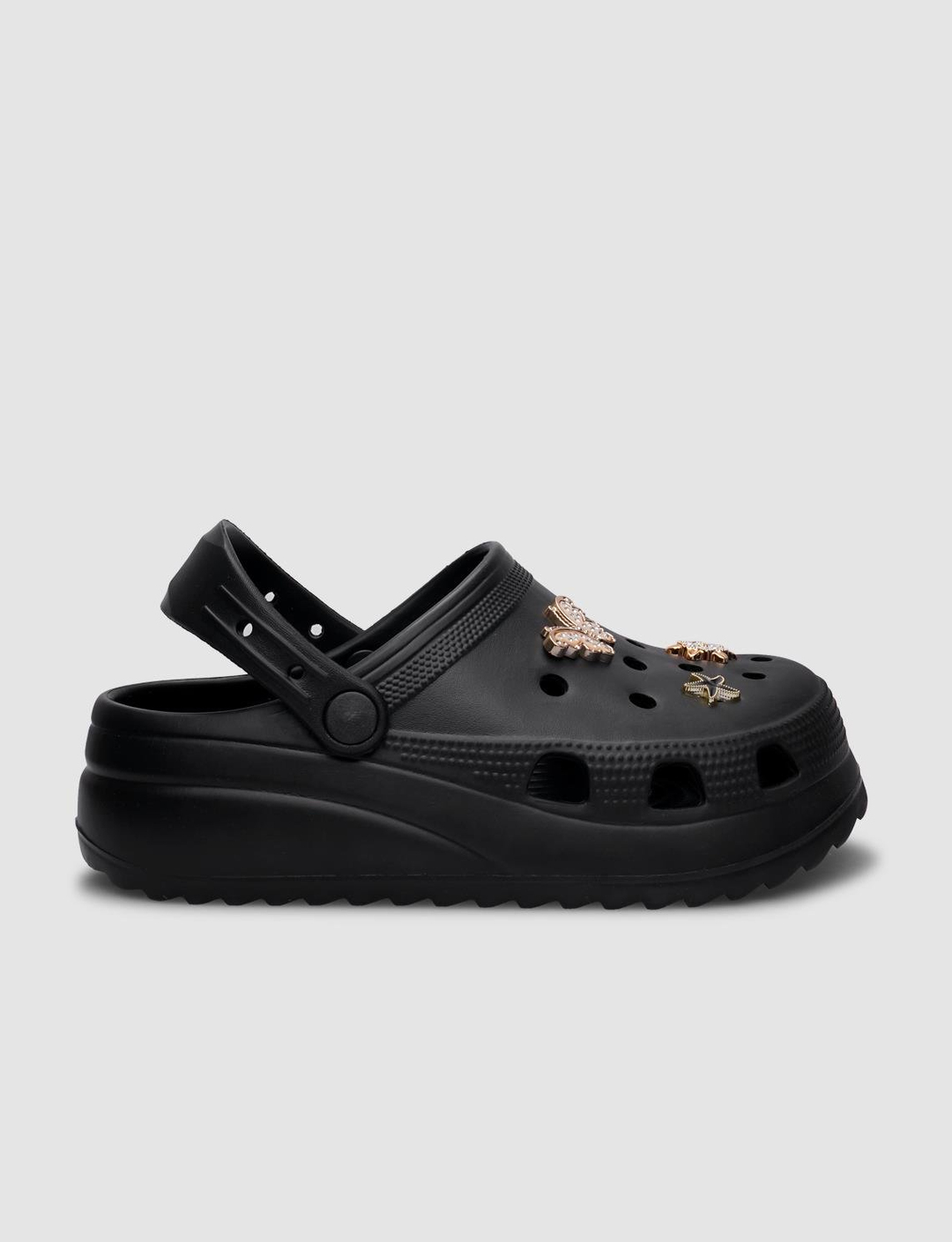 Vegan Deri Siyah Kadın Terlik