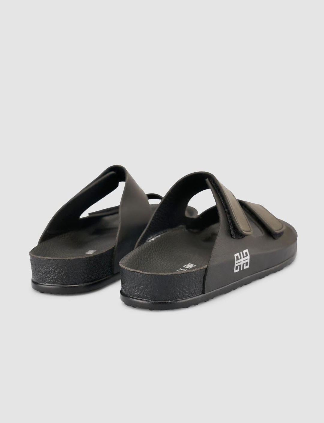 Vegan Deri Siyah Kadın Terlik