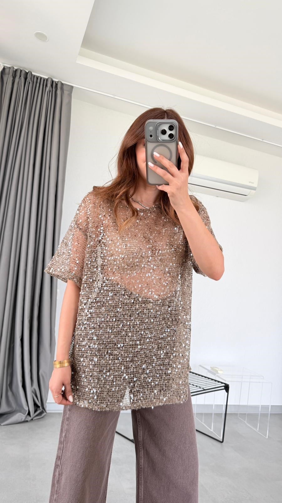 Vizon Viktorya Pull Tasarım File Bluz