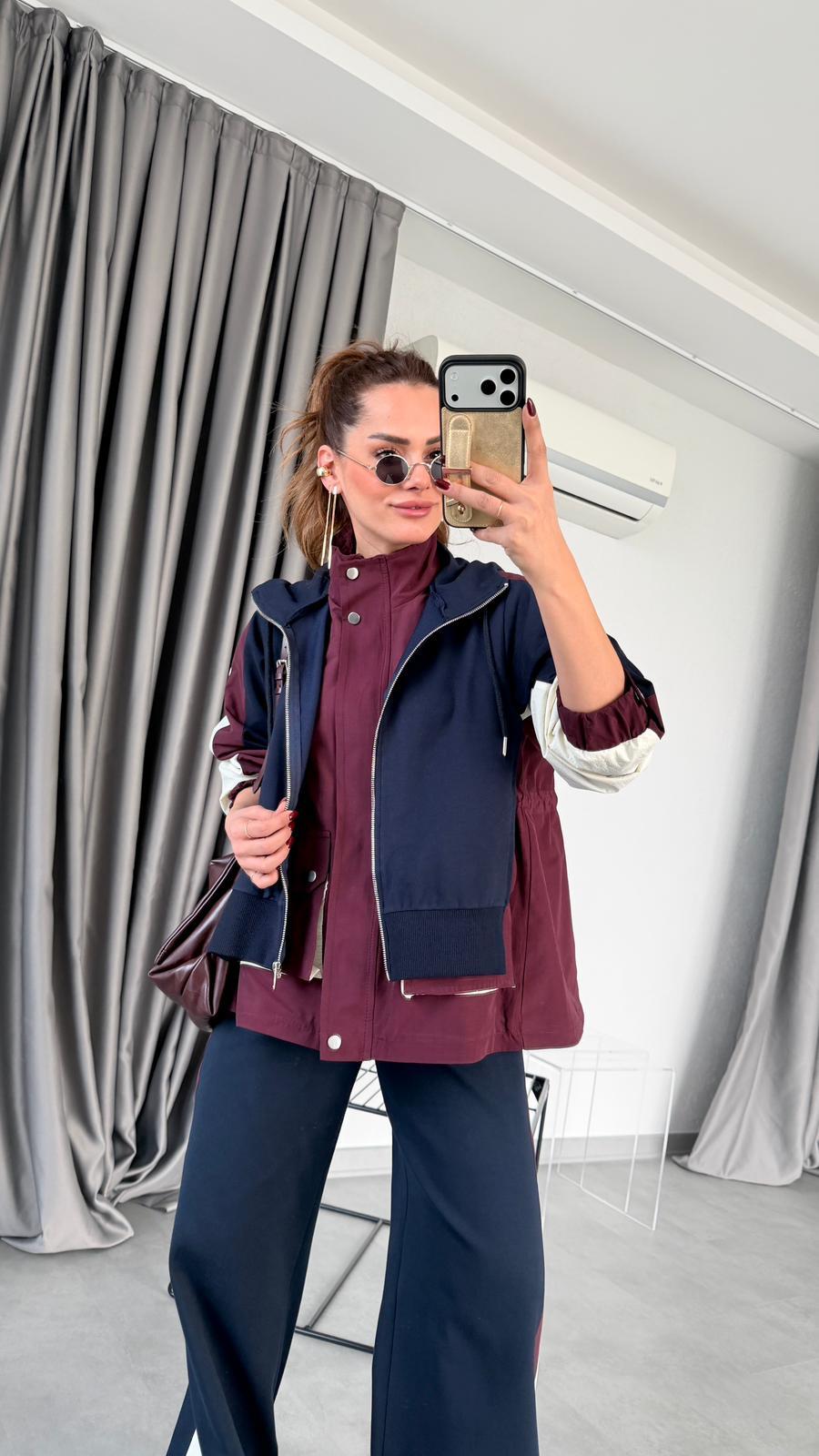 Rue Garnili Kapüşonlu Tasarım Takım