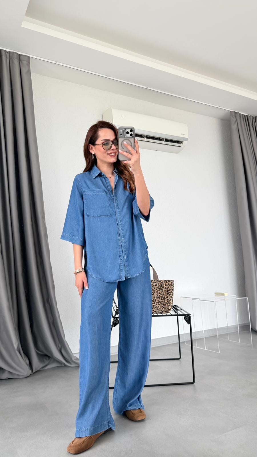 Pamela Gömlek Pantolon Takım