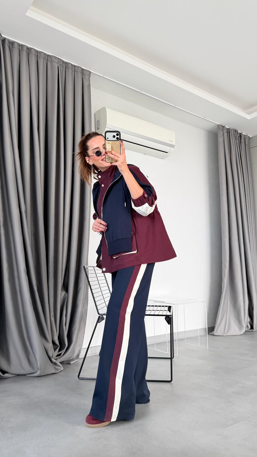 Rue Garnili Kapüşonlu Tasarım Takım