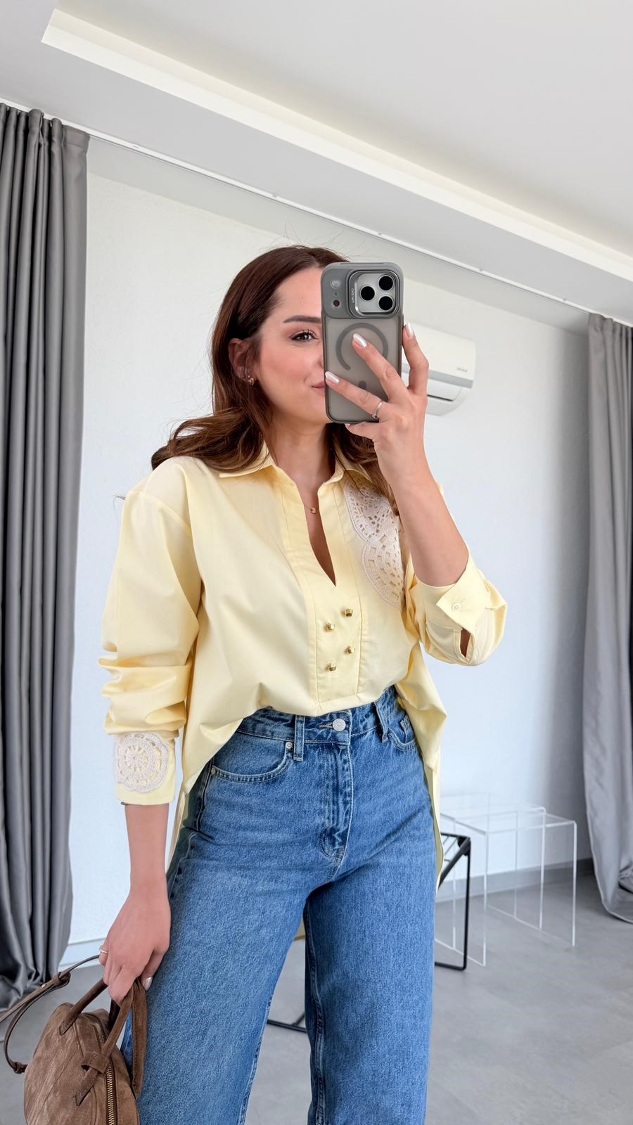 Bella Nakış Detaylı Gömlek