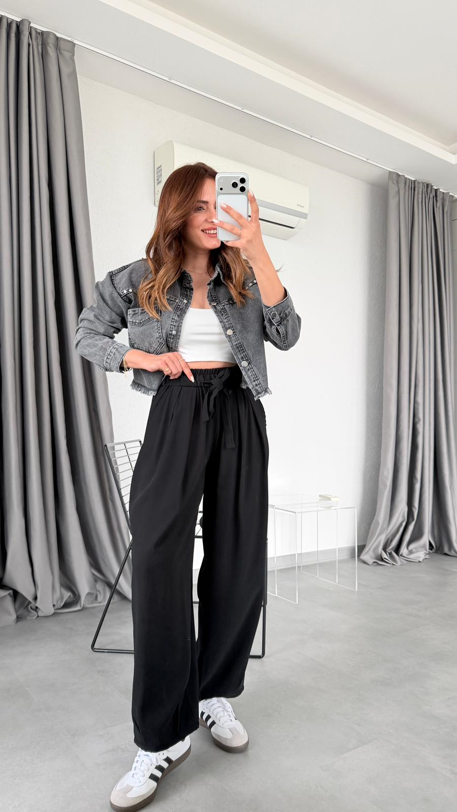 Bağlama Detaylı Pantolon